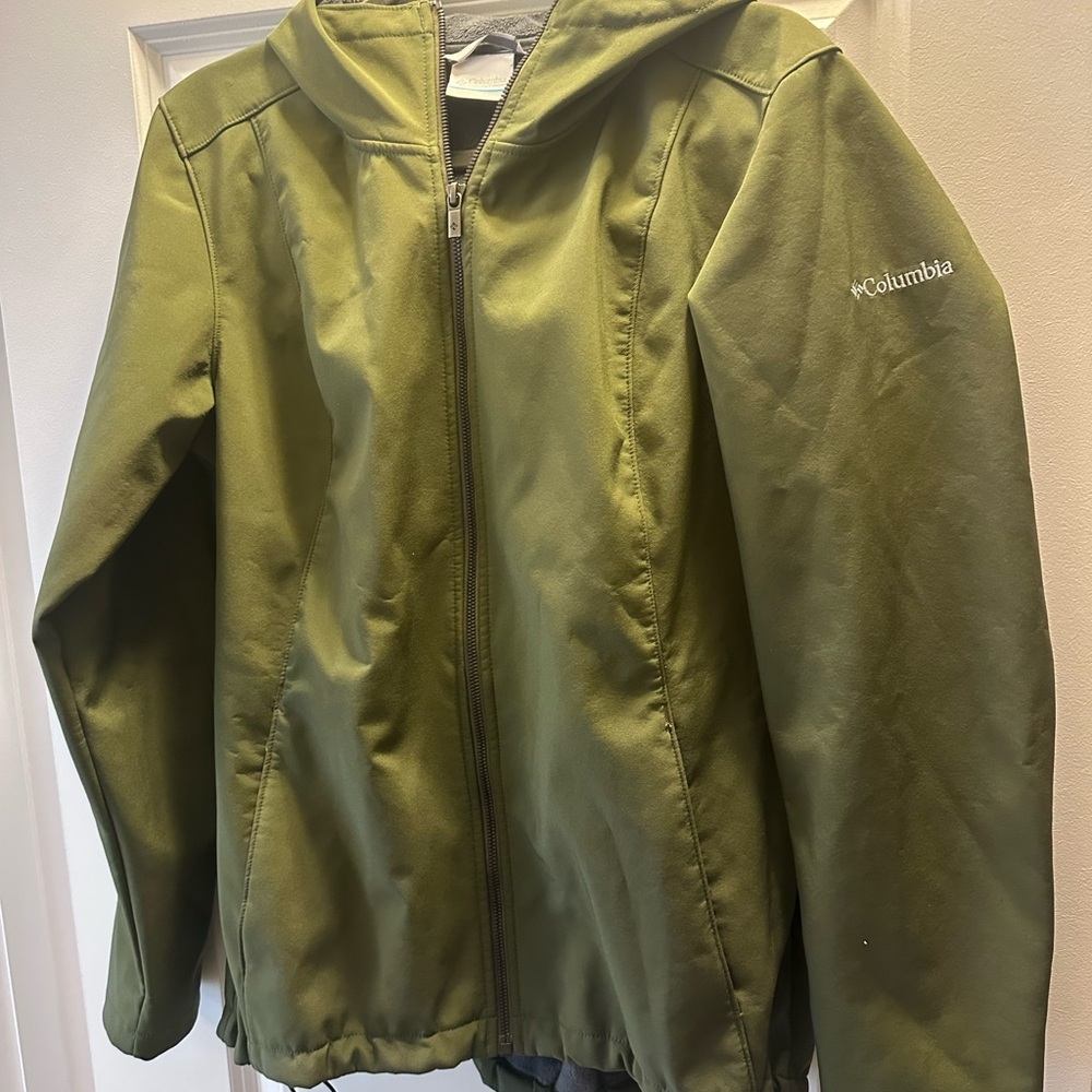 Columbia Olive Raincoat